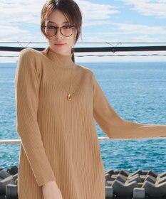 Tiaclasse 【安田美沙子さん着用・新色・XSサイズ追加】リブ切替ニットワンピース