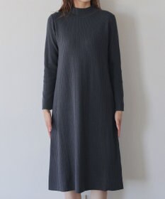 Tiaclasse 【安田美沙子さん着用・新色・XSサイズ追加】リブ切替ニットワンピース