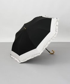 AURORA Beaurance （ビューランス）バイカラーフリル晴雨兼用パラソル（折りたたみ傘）