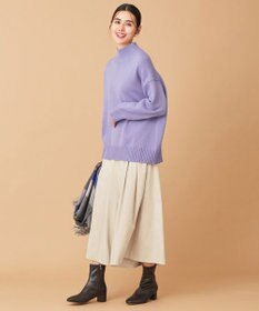 ANY ラムウールバックテイルニット