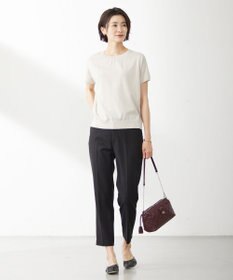 J.PRESS LADIES L 【洗える・抗菌防臭】コットンアセテート ドルマン ニット