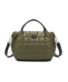 style code 【PADMA/パドマ】レザー x ナイロンキルティング ミニボストン ショルダーバッグ