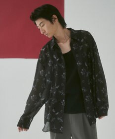 WEGO シアーパターンBIGシャツ（LS）