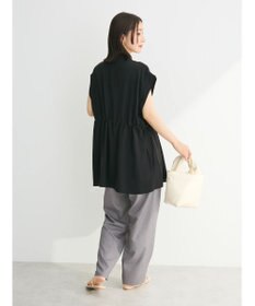 Green Parks ウエストドロストフレンチスリーブチュニック