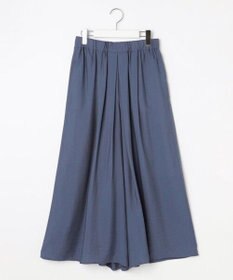 自由区 S 【カタログ掲載・ご好評アイテム・累計2500本・新色追加・ウエストゴム・セットアップ対応】エアリーツイルキュロット パンツ