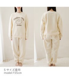 Mother garden しろたん フリース ルームウェア 上下セット ユニセックス
