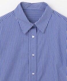 ANY 【洗濯機可能/接触冷感/UVケア】カラーストライプシャツ