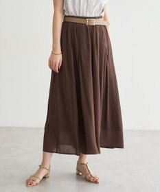 YECCA VECCA ドライタッチシアーキュロットパンツ