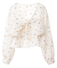 earth music&ecology ティアードアンサンブルブラウス