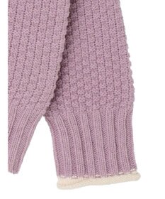 Green Parks 袖ラインカノコ編みニットプルオーバー