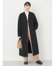 earth music&ecology Ｖネックノーカラーコート