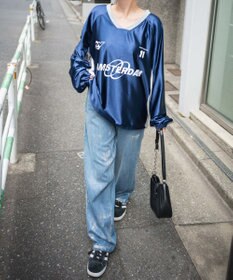 WEGO サテンゲームグラフィックプルオーバー