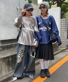 WEGO サテンゲームグラフィックプルオーバー