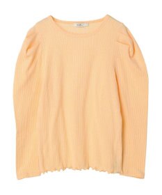 earth music&ecology パフスリーブクレープリブインナー