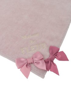 Maison de FLEUR バイカラーリボンタオルハンカチ