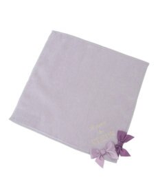 Maison de FLEUR バイカラーリボンタオルハンカチ