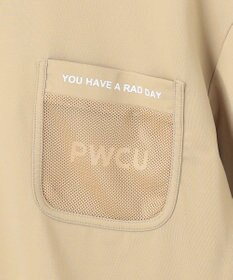 PW CIRCULUS 【吸水速乾 / UV遮蔽率99% UVカット / ストレッチ】【WOMEN】メッシュポケットモックネックT ゴルフウェア レディース