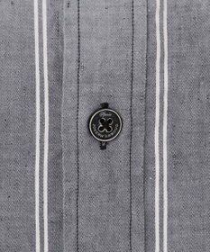 JOSEPH ABBOUD MOUNTAIN 【SPACE／UNISEX】JOE COTTONワイドストライプ シャツ