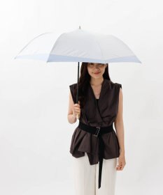 AURORA 【 BLAO（ブラオ）】サマーシールド 変形切継ぎ晴雨兼用傘(折りたたみ傘)