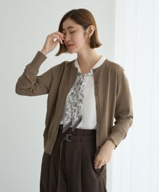 YECCA VECCA 【UVカット】クルーネックカーディガン