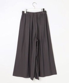 自由区 S 【カタログ掲載・ご好評アイテム・累計2500本・新色追加・ウエストゴム・セットアップ対応】エアリーツイルキュロット パンツ