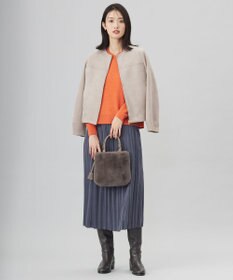 J.PRESS LADIES L スウェードダンボール ブルゾン