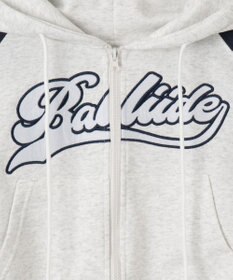 WEGO カレッジロゴラグランジップパーカー