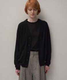 ATON HIGH TWIST COTTON | Ｖネックニットカーディガン