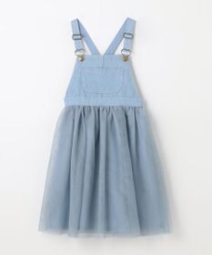 ANY KIDS チュール付き ジャンパースカート