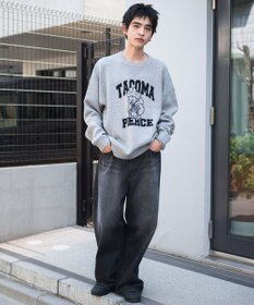 WEGO 【ユニセックス着用ITEM/SMLサイズ展開】ジャガードグラフィックプルオーバー