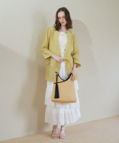 YECCA VECCA 【A4対応】チャーム付き2wayショルダーバッグ