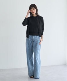 YECCA VECCA 綿麻バギーデニムパンツ