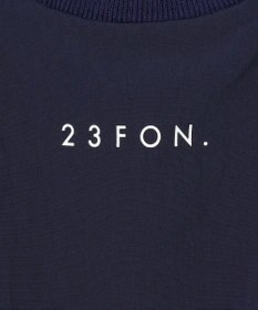 23区GOLF 【23Fondation/WOMEN】レイヤード風 コンビモックネック