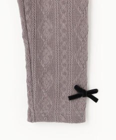 ANY KIDS ケーブルジャガードレギンス