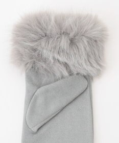 TOCCA 【百田夏菜子さん着用】FAKE SUEDE FUR HANDWARMER 手袋