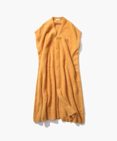 ATON ROYAL FUR CASHMERE | Vネックドレス