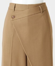 23区 S 【エステータ】ウールギャバジン ワイド ラップパンツ