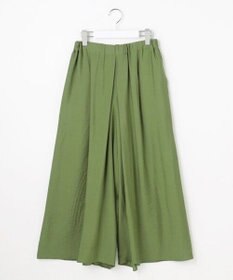 自由区 S 【カタログ掲載・ご好評アイテム・累計2500本・新色追加・ウエストゴム・セットアップ対応】エアリーツイルキュロット パンツ