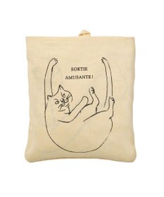 ROOTOTE 1188【折り畳み可能】EU.ラウンド.ブラサガリネコ-A