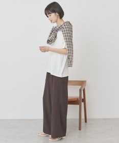 AMERICAN HOLIC 【先行予約】【マルチ機能】配色ステッチルーズTシャツ