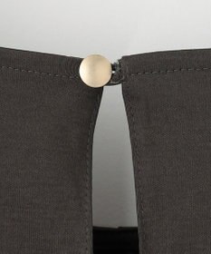 23区 L 【GLOW8月号掲載/洗える】スムースコンビジャージー ランタンスリーブ カットソー