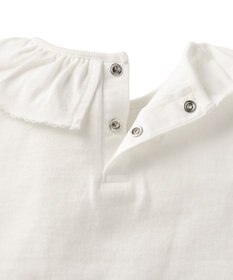 MIKI HOUSE HOT BISCUITS 【70-110cm】 さくらんぼ刺繍 丸襟 長袖ブラウス