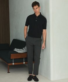 GOTAIRIKU 毎日の仕事着に【洗濯機可】テーラード DRESS BIZ ニットポロ