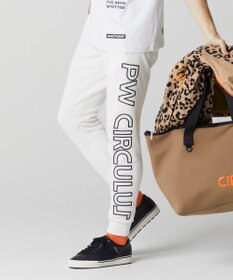 PW CIRCULUS 【MEN】アスレジャー 裏毛 サイドプリント ジョガーパンツ