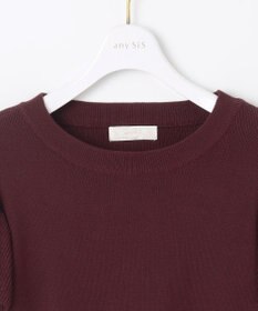 ANY SIS 【洗える】フリルスリーブ ニット