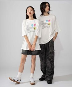 WEGO 【ユニセックス着用ITEM/SMLXLサイズ展開】アソートグラフィックT（SS）-2