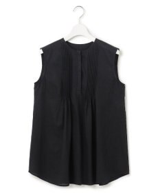 23区 【SLOW/洗える】リネンコットン ノースリーブブラウス