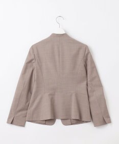 J.PRESS LADIES L 【セットアップ対応】BAHARIYE PINHEAD ノーカラー ジャケット