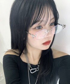 WEGO チャームリムレスアイウェア