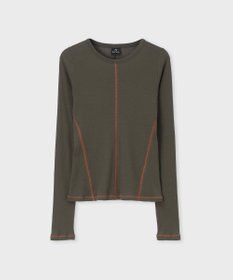 Paul Smith コントラストステッチ リブ 長袖カットソー